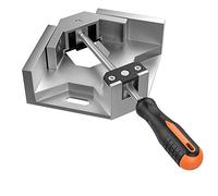 Ujjdwiurgh 1 PCS Right Angle Clip Clamp Tool Single Handle Aluminum Alloy Corner Clamp Woodworking Clip Right Angle Folder 90 Degree