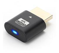 Ujjdwiurgh 1 Piece -Compatible 4K Dummy Plug -Compatibl Virtual Display Vistual Display Adapter with LED Light for Graphics Cards, PC Accessories,Desktop/Laptop C