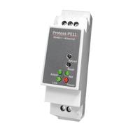 Ujjdwiurgh 1 Piece DIN-Rail Serial Port RS485 to Ethernet Converter Server Protoss MQTT PE11-H White Plastic