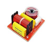 Ujjdwiurgh 1 Piece Speaker 2 Way Audio Board Frequency Divider Treble 2 Unit Crossover Filters 120W Bookshelf HIFI Speaker Divider DIY