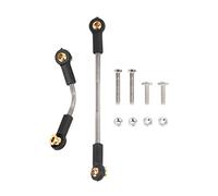 Ujjdwiurgh 1 Set RC Car Steering Pull Rod Upgrade Part Metal RC Steering Rod for B1 B14 B24 B24 C14 C24 1/16