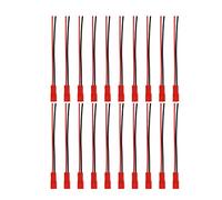 Ujjdwiurgh 10 pairs JST Plug Connector RC Lipo Battery Male/Female