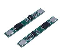 Ujjdwiurgh 10 pcs 1S 3.7V 4A li-ion PCM 18650 Battery Protection Board PCB for 18650 lithium ion li Battery Double MOS