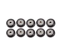 Ujjdwiurgh 10 Pcs Plastic Wheel POM with Bearings Big Models Passive Round Wheel Idler Pulley Gear Wheel for CR10 3