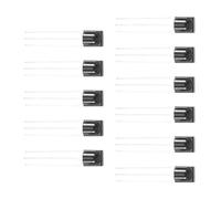 Ujjdwiurgh 10 Pcs Reception Distance 15M Infrared VS838 IR Receiver Modules Black