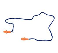 Ujjdwiurgh 10 Pcs Safety Silicone Soft Ear Plugs - Hearing Protection with Cord - Noise Reduction for Work Home Sleeping Blue Orange