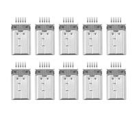 Ujjdwiurgh 10 pieces Mini USB Type B Male 180 Degree 5 Pin SMD SMT for Soldering Jack Connector