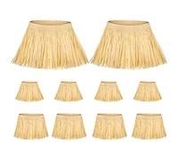 Ujjdwiurgh 10 Pieces Straw Kit Paper Costume Accessories Neck Arm and Ankle Ties for Party Accessory