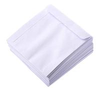Ujjdwiurgh 100 Paper CD Sleeves with Window & Flap