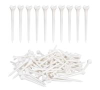 Ujjdwiurgh 100Pcs 83 mm Professional Tee System Plastic Golf Tee Maximizes Golfers' Teeing Performance Golf Replacement Parts Accessories
