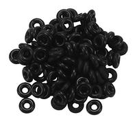 Ujjdwiurgh 100pcs Rubber Carp Fishing Terminal Tackle Round Fishing O Rings Nonslip Stopper 6mm