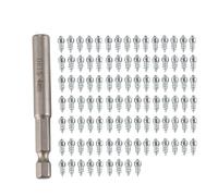 Ujjdwiurgh 100Pcs Spikes for Tires Universal Scooter Wheel Tire Snow Spikes Studs Tires Anti-Slip Screw Stud Trim 4X9mm