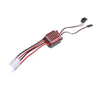 Ujjdwiurgh 1060 60A Waterproof Brushed ESC Speed Controller Forward Brake and Reverse Brake for 1/10 RC Crawler Scx10 Trx4