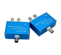 Ujjdwiurgh 1080P AHD/CVI/TVI / 2CH HD Video Coaxial Multiplexer (2 Channel Video in One Coaxial Cable Transmission)
