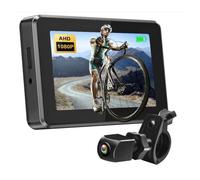 Ujjdwiurgh 1080P Bike Bicycle Mirror 1080P Bike Rear View Camera Bicycle Rear View Camera 4.3" Screen Night Vision Handlebar Camera for Bicycle Mountain Bike