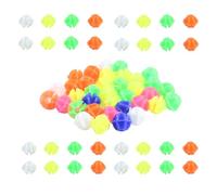 Ujjdwiurgh 108Pcs Bicycle Round Decorative Colored Beads Spokes Decorations Plastic Cilp Spoke Beads