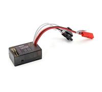 Ujjdwiurgh 10A Brushed ESC 2S 3S 12V Dual Way Speed Controller Brake LED Control for RC Vehicle Car Boat Tank Replacement Spare Parts