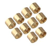 Ujjdwiurgh 10PCS 10MM Snooker Equipment Tip Ferrules Set with10pcs Reliable Brass Tip Ferrules Set (10mm) Snooker Equipment