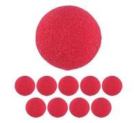 Ujjdwiurgh 10Pcs Adorable Red Ball Sponge Clown Nose for Party Wedding Decoration Christmas Halloween Costume Magic Dress Accessories