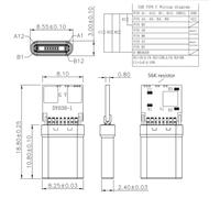 Ujjdwiurgh 10Pcs Fast Charge Module PD/QC Decoy Board PD 2 3.0 DC Trigger Cable USB Type-C Male Plug QC4 Charge Connector 9V Easy Install Easy to Use
