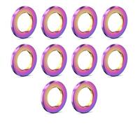 Ujjdwiurgh 10pcs M5 Bicycle Titanium Flat Washer Universal Bike Bolts Gasket 5mm Mountain Road Spacer Space Rainbow