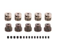 Ujjdwiurgh 10PCS Pinion Gear 32P 5mm 13T 15T Steel for TRX4 /D90 D110 Scx10 90046