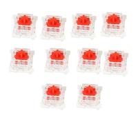Ujjdwiurgh 10Pcs Plastic For Cherry Red 3 Pin MX RGB Mechanical Switch Keyboard Replacement