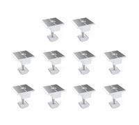 Ujjdwiurgh 10Pcs Solar Clamp Adjustable Solar Panel Bracket Clamp Wide Photovoltaic Support for Solar Panel System 30mm Easy to Use