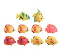 Ujjdwiurgh 10X Floating artificial decoration Fish decoration Decorative aquarium fish tank supplies