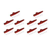 Ujjdwiurgh 10X Mirliton Made of Aluminum Alloy with Red Membrane