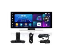 Ujjdwiurgh 11.26Inch Dash Cam Wireless Carplay & Android Auto Car WiFi GPS Navigation Rear Camera Video Recorder