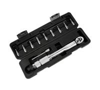 Ujjdwiurgh 11 PCS Precise Scale Torque Wrench Set 1/4Inch Drive Ratchet Repair Toolbox Kit 5-25Nm Quick-Change for Car Easy Install Easy to Use