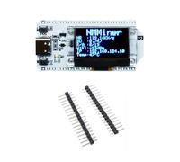 Ujjdwiurgh 119KH/S Hash Rate 0.96 Inch OLED Screen Bitcoin Solo Miner Miner BTC Lottery Miner