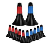 Ujjdwiurgh 12 Pcs Sports Training Cones 9 Inch Agility Plastic Skating Marker Cones for Kids Football Basketball Practice Mixed