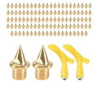Ujjdwiurgh 120Pcs 1/4 Inch Track Spikes for Track Shoes,Replacement Spikes for Country Short Running Shoes with Spike Wrench