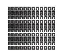 Ujjdwiurgh 120Pcs Mechanical Keyboard Switch Sticker Noise Dampener Foam Sound Reduction Insulation Film for Switch Stabilizer, A