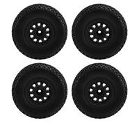 Ujjdwiurgh 12mm Hex RC Wheels and Tires 1/10 Scale Pre-Glued RC Short Course Truck Tires and Wheels