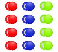 Ujjdwiurgh 12Pcs Marathon Running Bib Clips Magnets Number Buckle Number Holder Race Bib Securing Running Gear