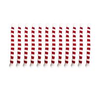 Ujjdwiurgh 12Pcs Red and White Mini Christmas Scarf Christmas Red Wine Bottle Knit Scarf Doll Xmas Party Decoration Cover