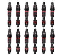 Ujjdwiurgh 12Pcs Reel Seat Deck Fishing Rod Clip Fitted Wheel Reel Rubber Cushion Tools Accessory Holder Fishing Tackle