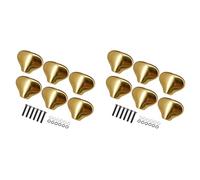 Ujjdwiurgh 12Pcs Zinc Alloy Electric Guitar Tuning Pegs Cap Tuners Replacement Buttons Knobs Guitar Accessories,Gold