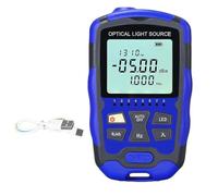 Ujjdwiurgh 1310/1550nm Rechargeabl -MC1315 Fiber Optic Source Optical Light Source with LED Light