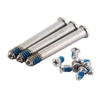 Ujjdwiurgh 13inch 15inch 17inch Back cover screw for A1278 A1286 A1297 laptop Computer repair parts sliver color