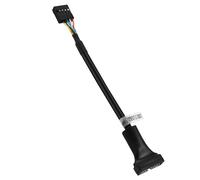 Ujjdwiurgh 15cm USB 3.0 20 Pin Header Male to USB 2.0 9 Pin Female Adapter Cable