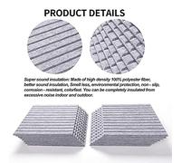 Ujjdwiurgh 16 Pcs Acoustic Panels,Sound Insulation Board,Wall Sound Insulation Board,for Acoustic Treatment,Wall Decor,Studio,Etc