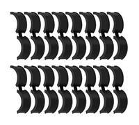 Ujjdwiurgh 16 Pcs Bicycle Handlebar Rubber Gasket, 31.8 to 22.2/25.4 for Mountain Bikes, Road Bikes Handlebar Gasket Adapter