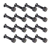 Ujjdwiurgh 16 Set 1 Inch Skateboard Mounting Hardware Screws Bolts Skateboard Hardware Screws Skateboard Parts