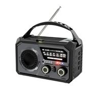 Ujjdwiurgh 16000mAh Emergency Weather Radio Solar & Hand Crank Powered AM/FM/, SOS Bluetooth 5.3, Type-C Charging C