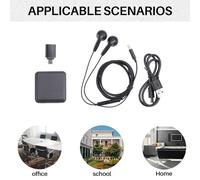 Ujjdwiurgh 160H 800MAh Long Endurance Intelligent Voice Control Noise Reduction Segmented Recording Training Recording Pen Easy to Use About 4.6 X 4.6 X 1.1cm 32GB