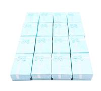 Ujjdwiurgh 16pcs Paper Jewelry Gifts Boxes For Jewelry Display-Rings, Small Watches, Necklaces, Earrings, Bracelet Gift Packaging Box (Blue)